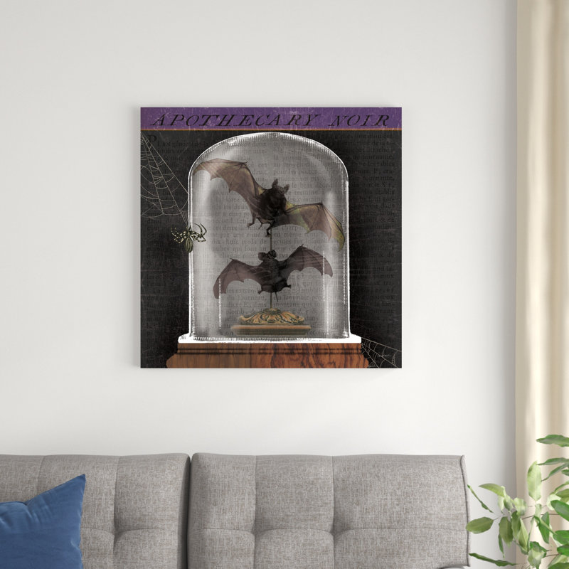 Apothicaire noir IV, H 30 po x l 30 po x P 1,25 po