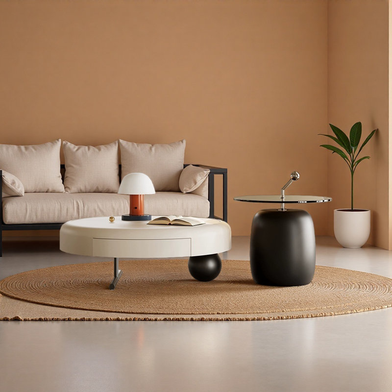 Table basse moderne de style rétro