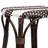 Alastair 24" Rattan Counter Stool - White/Brown Stripe/ Dark Brown Rattan Frame-88071850-88071842