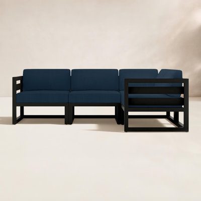 Smith 94" Outdoor Sectional with Sunbrella Cushions