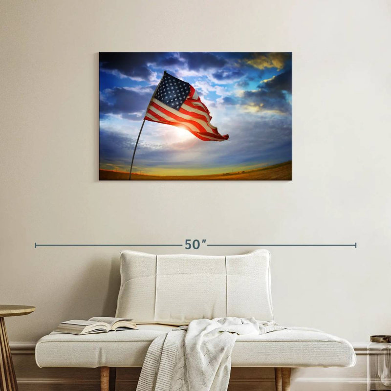 Borges American Flag Glory, 24" H x 36" W