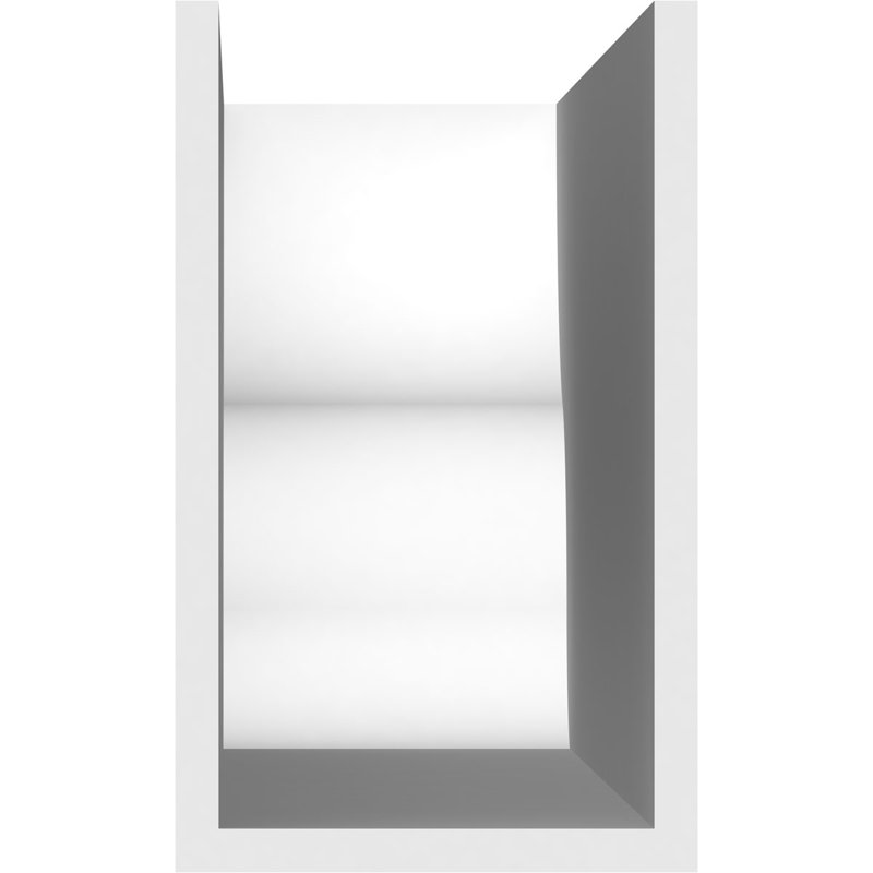 Queue de chevron standard en PVC de qualité architecturale Greensboro, H 10 po x L 6 po x P 42 po