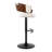 Laurenzio Swivel Upholstered Adjustable Height Counter Stool with Metal Frame-93570918-93570922