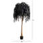 Saule noir artificiel d'Halloween-1848299669