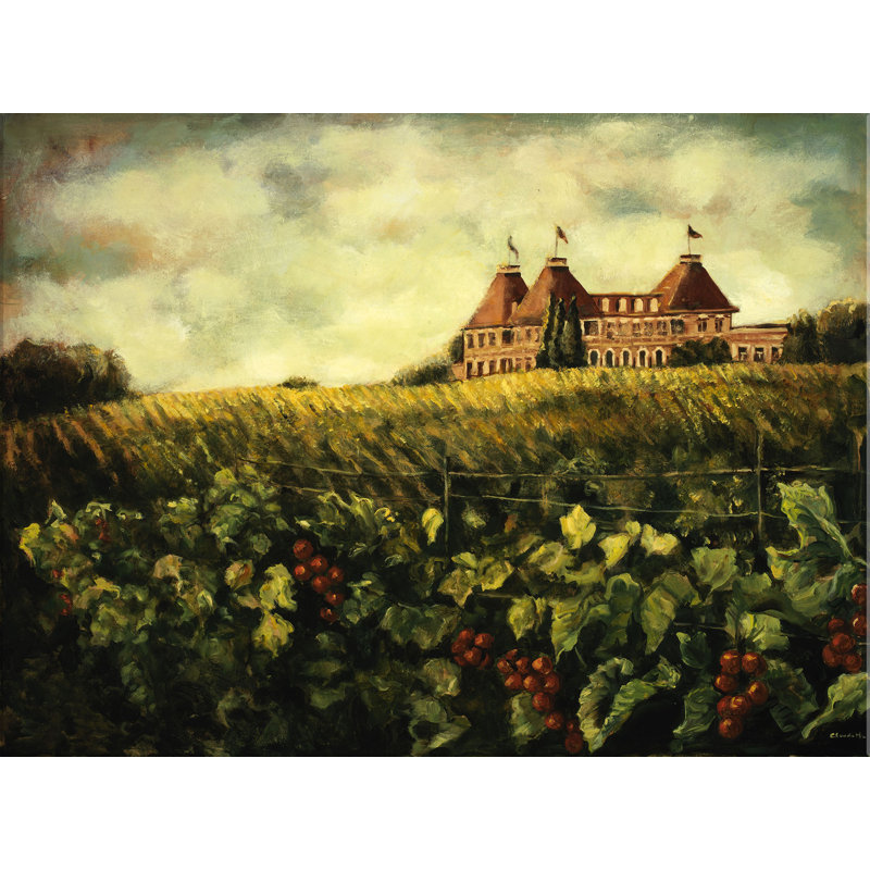 Grape Yard by Claudette - Painting on Canvas