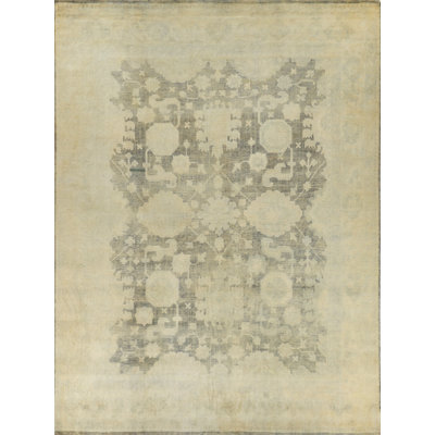 Oushak Hand Knotted Wool Oriental Area Rug