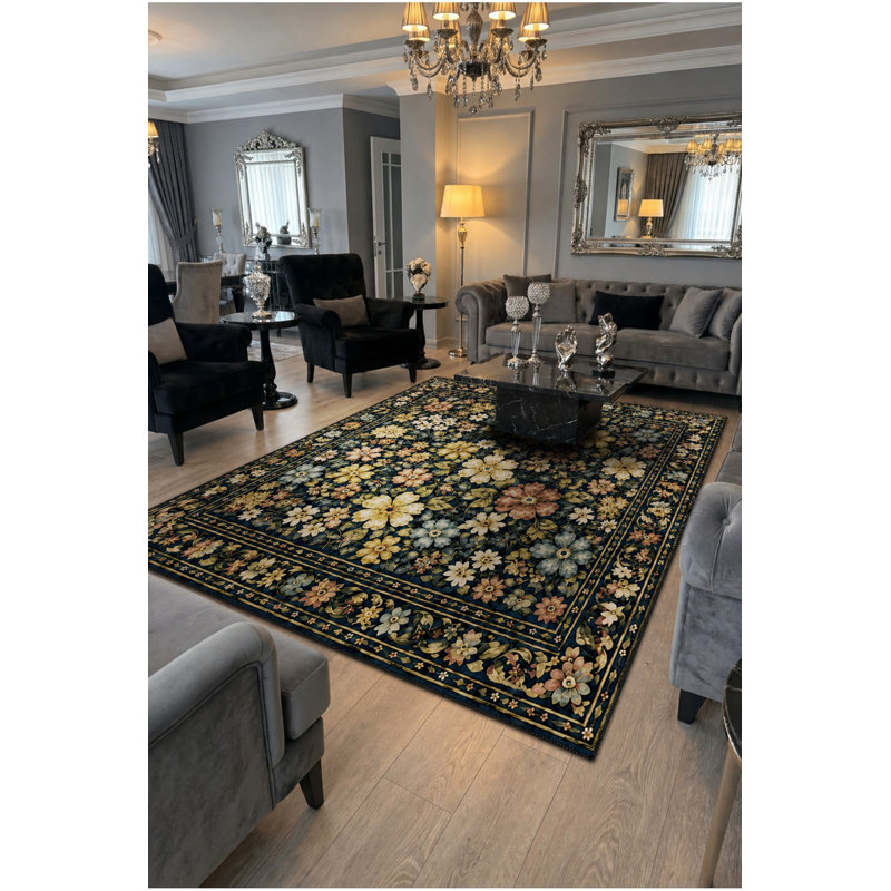 Tapis tissé à la crème Mosso, 3'11" x 5'11"