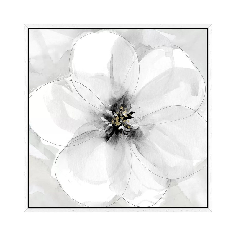 Bold Beginnings I by Carol Robinson - Print on Canvas, 45.72 cm H x 45.72 cm W, White Framed