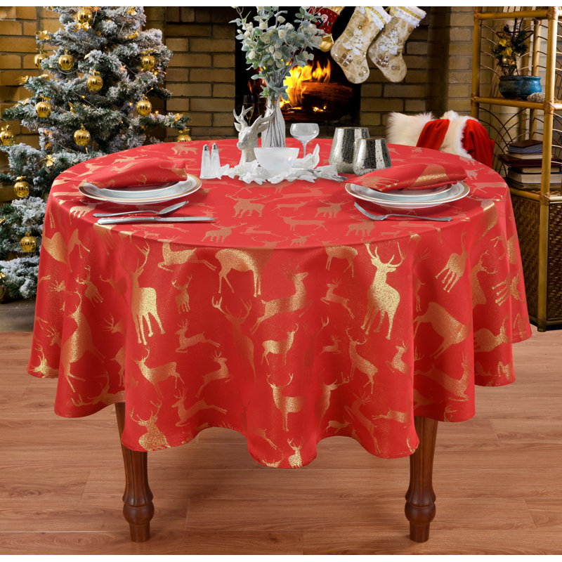 Large Stag Pomona TABLECLOTH