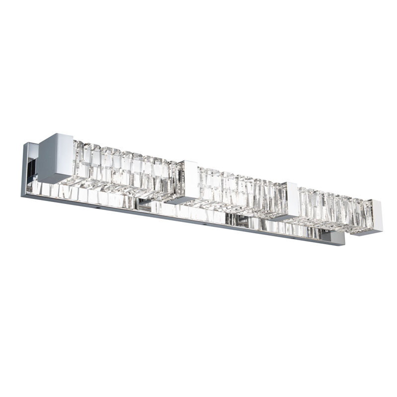 1 - Light LED Vanity Light, Polished Chrome