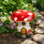 Tabouret de jardin en résine 13,4 "H