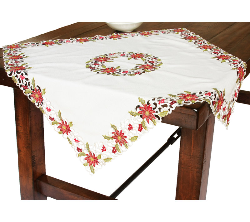 Serviette 34 po brodéed nappe table Salzman