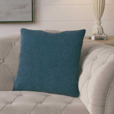 Housse de coussin carré en coton Mansel