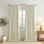 Lenox Serene Blackout Window Curtain, Ivory - 52"W x 84"L
