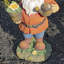 Grande statue de jardin gnome de printemps 20,5 po avec pot de fleurs et arrosoir
