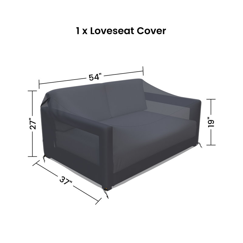 Melrose 52.75" Wide Patio Loveseat Cover