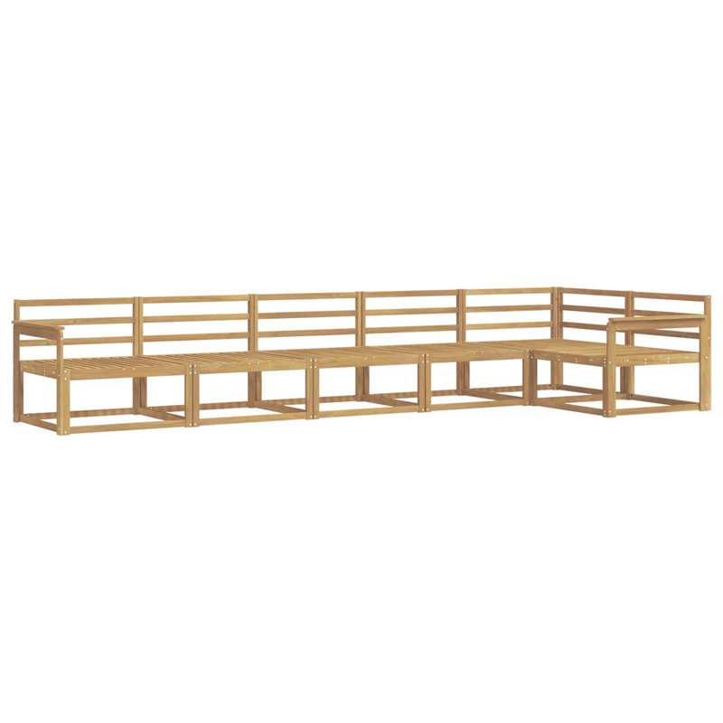 406cm Wide Patio Sectional Set, 6