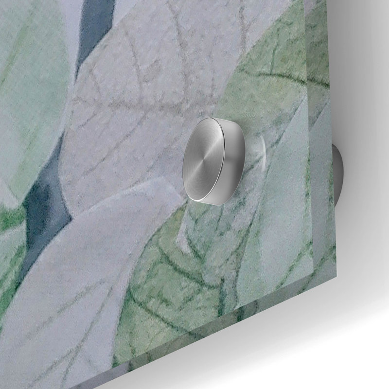 Art mural en verre épique «Aspen Spring Leaves 4» par Coco Good, H 36 po x l 24 po x P 0,2 po