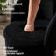 Tabouret de coiffeuse avec dossier pliable et rangement dissimulé-162618369