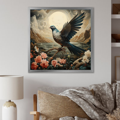 «Vintage Dove Sunset Flight - Dove», art mural