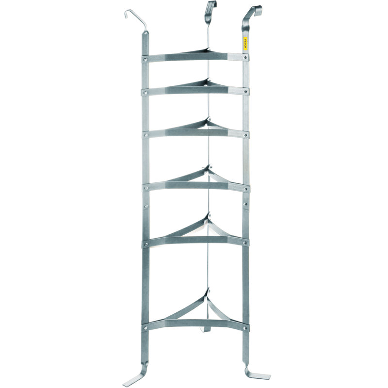 Carbon Steel Free Standing Pot Rack, Satin Nickel