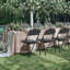 Ensemble de 2 chaises pliantes en cuir Junien