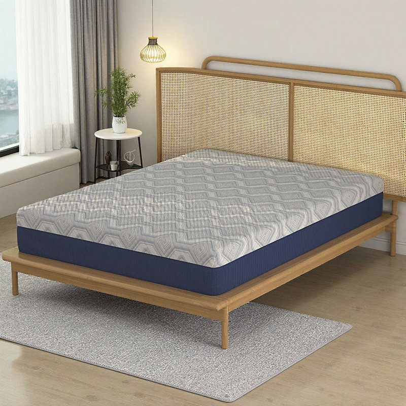 Grand matelas hybride de 14 po avec mousse à mémoire de forme et ressorts de soutien pour un confort ultime, Grand lit