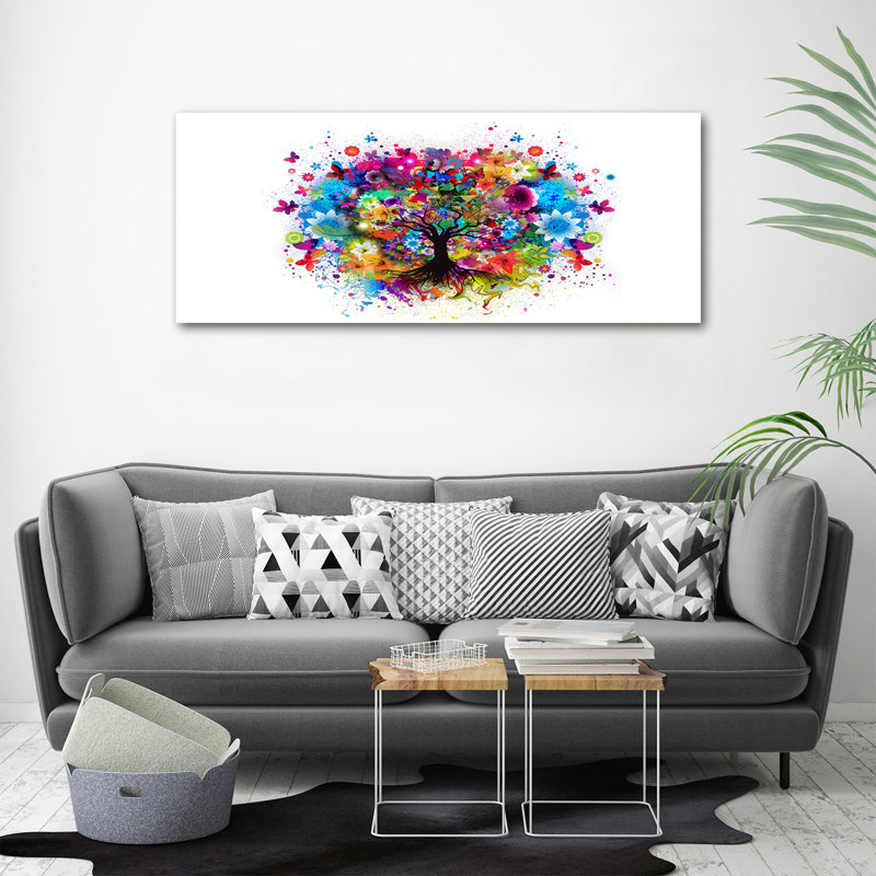 Colorful Tree - Wrapped Canvas Print