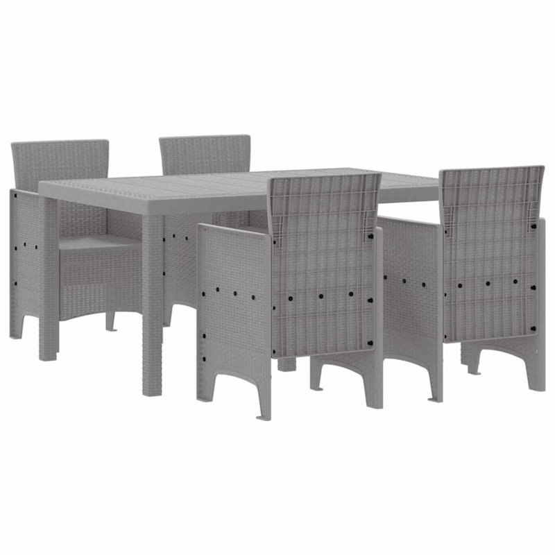 4 - Person Patio Dining Set with Rectangular Table , Cushions Included