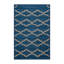 Tapis bleu en treillis lavable à la machine-1144265729