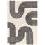Brinlie Wool Hand Woven Cream/Black Area Rug-870857587