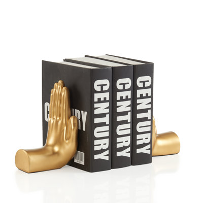 Modern & Contemporary Resin Non-Skid Bookends