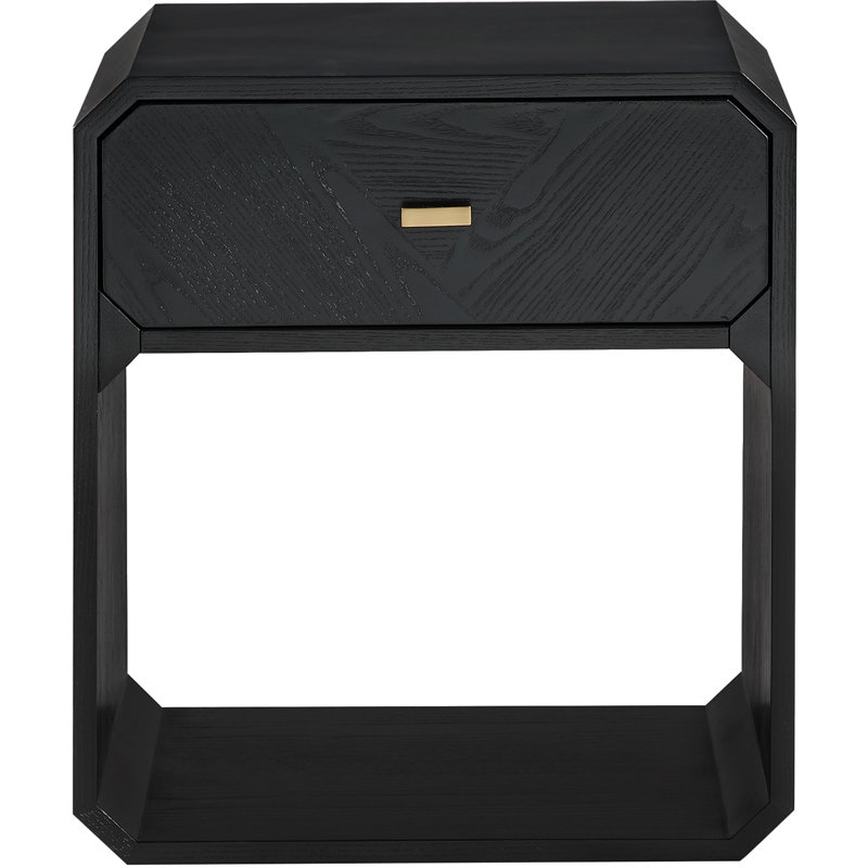 Table de chevet Domash, Noir
