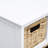 Barrera Open Shelf Basket Cabinet