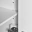 Meuble-lavabo chic avec lavabo en céramique de qualité supérieure et rangement abondant-490673201