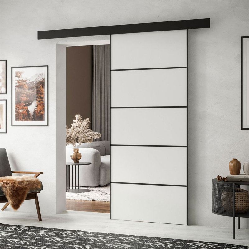 HINOKI PLUS Sliding Doors, 86 cm, White
