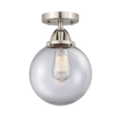 Glass LED Semi Flush Mount