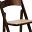Wood Folding Chair with Vinyl Padded Seat