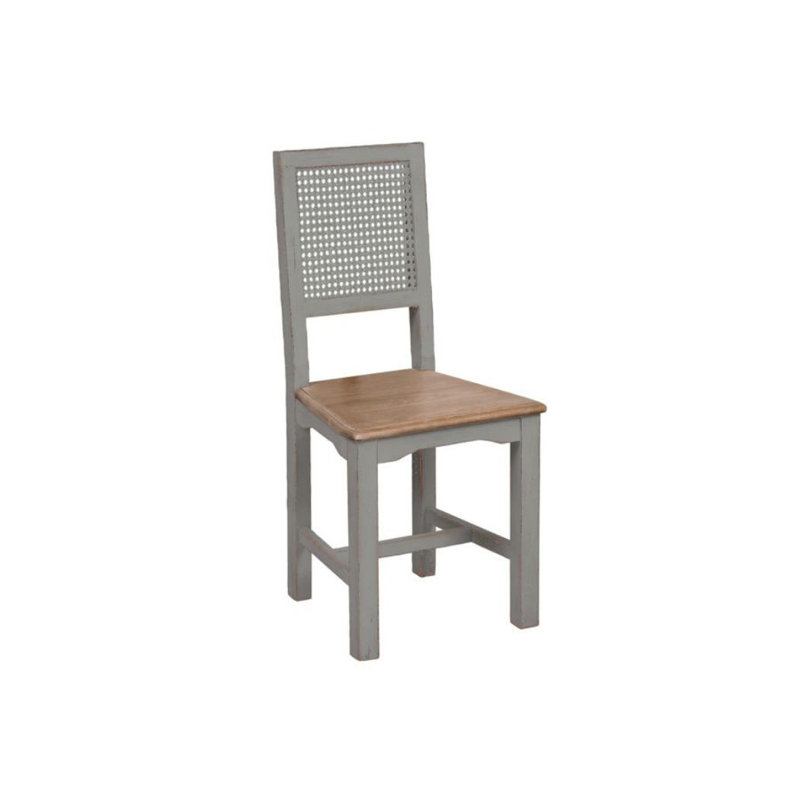 Malott 47cm H Side Chair, Beige/Dark Brown