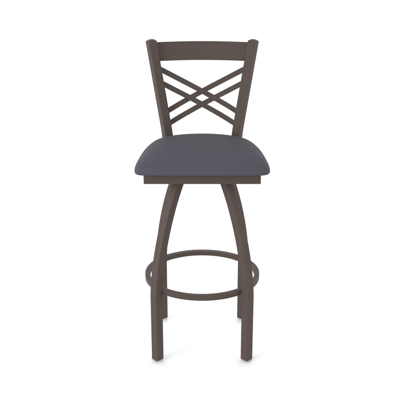 Tabouret pivotant 820 Catalina, Bronze, Vinyle - tempête Canter, Très grand (assise de 36 po de hauteur)