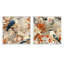 Lenora - Ensemble de 2 collages carrés floraux-101848374-101848376