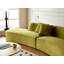 Canapé courbé de 132 po avec coussins décoratifs-2110370994