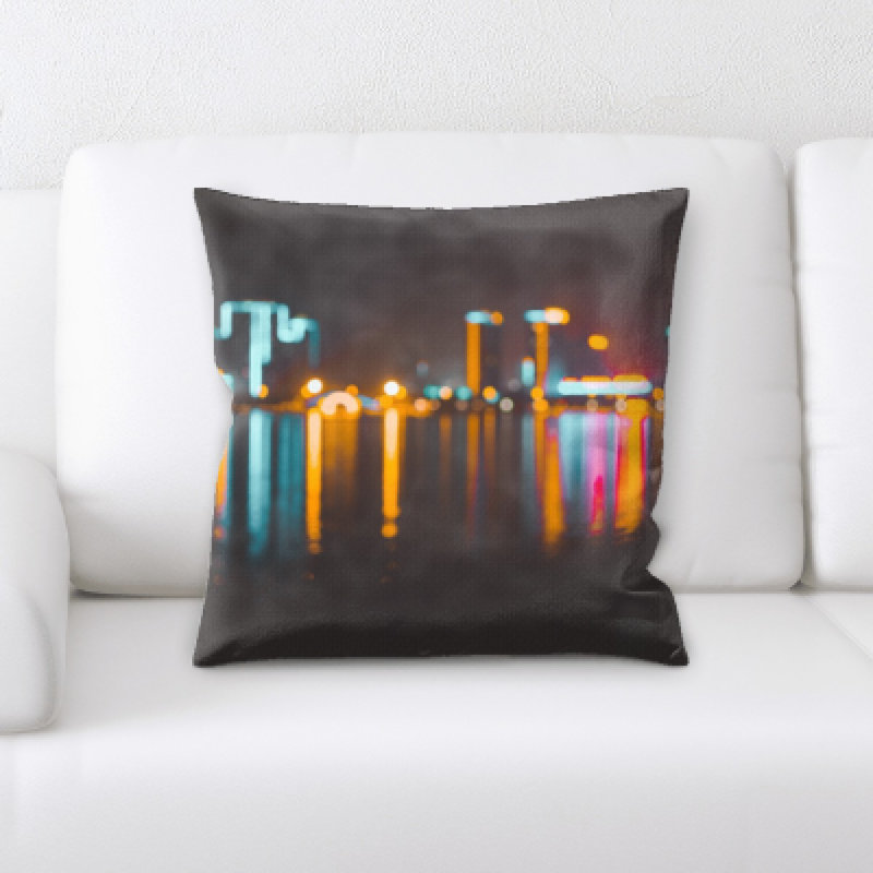 Microsuede Throw Pillow