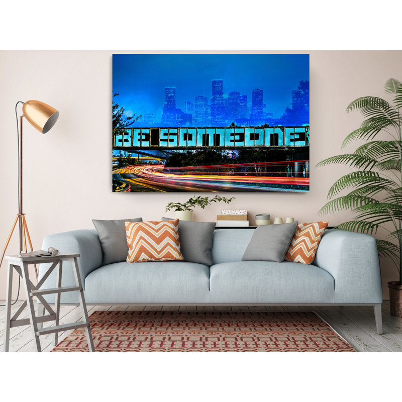 Reproduction d'art sur toile de Houston "Be Someone", reproduction d'art sur toile, H 20 po x l 30 po