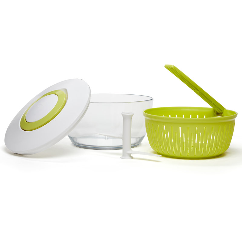 Chef'N Salad Chopper And Spinner, 9.6 Inches, Green
