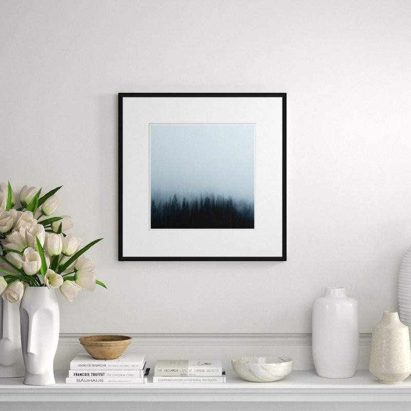 Deep Blue Landscape Giclee Print