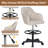 Beige Ergonomic Drafting Chair with Footrest and Lumbar Support, Adjustable Tall Office Chair, Swivel Chair for Home Office & Studio-68261746