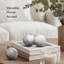 Boules décoratives en marbre blanc Creative Scents-123323332