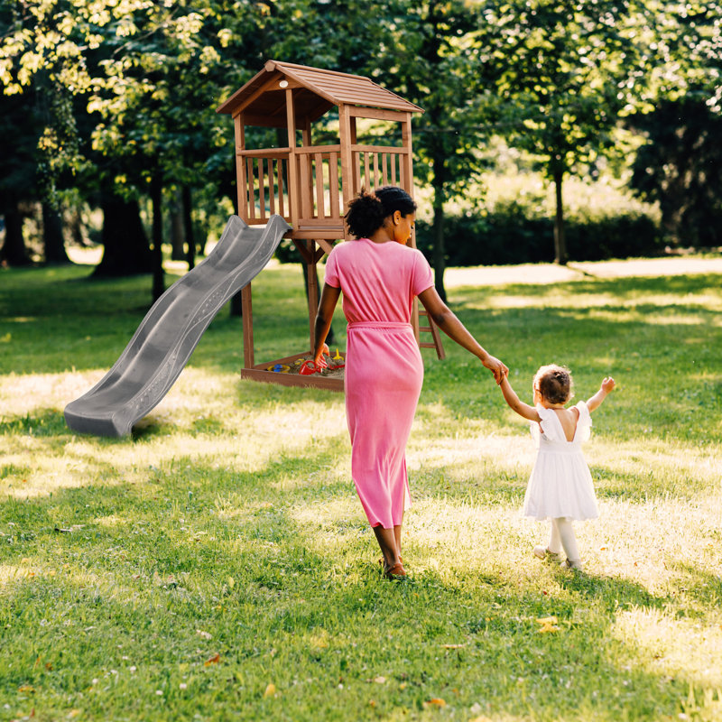 AXI Swing Set with 1 Slide(s), Grey