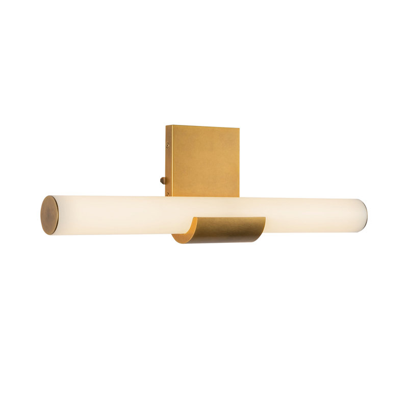 Apollo 6-In LED Wall Vanity, Vintage Brass